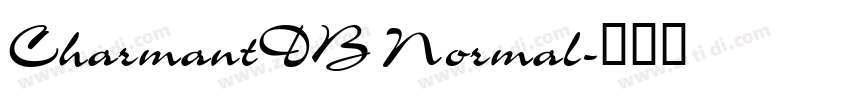 CharmantDB Normal字体转换